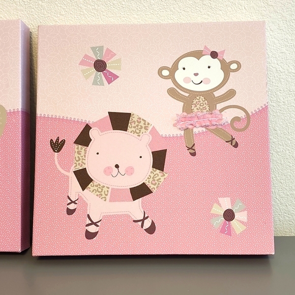 Set of 2 12x12 nursery wall art - Picture 2 of 4